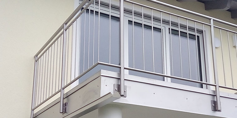 Edelstahl-Geländer für Balkon